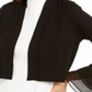 Calvin Klein Women's Cardigan Crop Cardigan Sweater Black Size Large