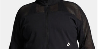 Nike Women's Plus Loose Fit Lightweight Athletic Jacket Black Size 2X