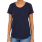 Style & Co Women's Cotton Crew Neck T-Shirt Navy Size XXL