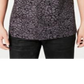 INC International Concepts Men's Animal Print Camp Shirt Black Size X-Large