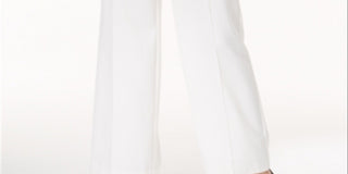 Alfani Women's Wide Leg Pants White Size 4 P