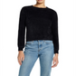 Weatherproof Vintage Women's Pullover Eyelash Sweater Black Size Medium
