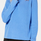 Eileen Fisher Women's Organic Funnel Neck Sweater Blue Size Petite Large