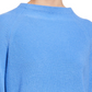 Eileen Fisher Women's Organic Funnel Neck Sweater Blue Size Petite Large