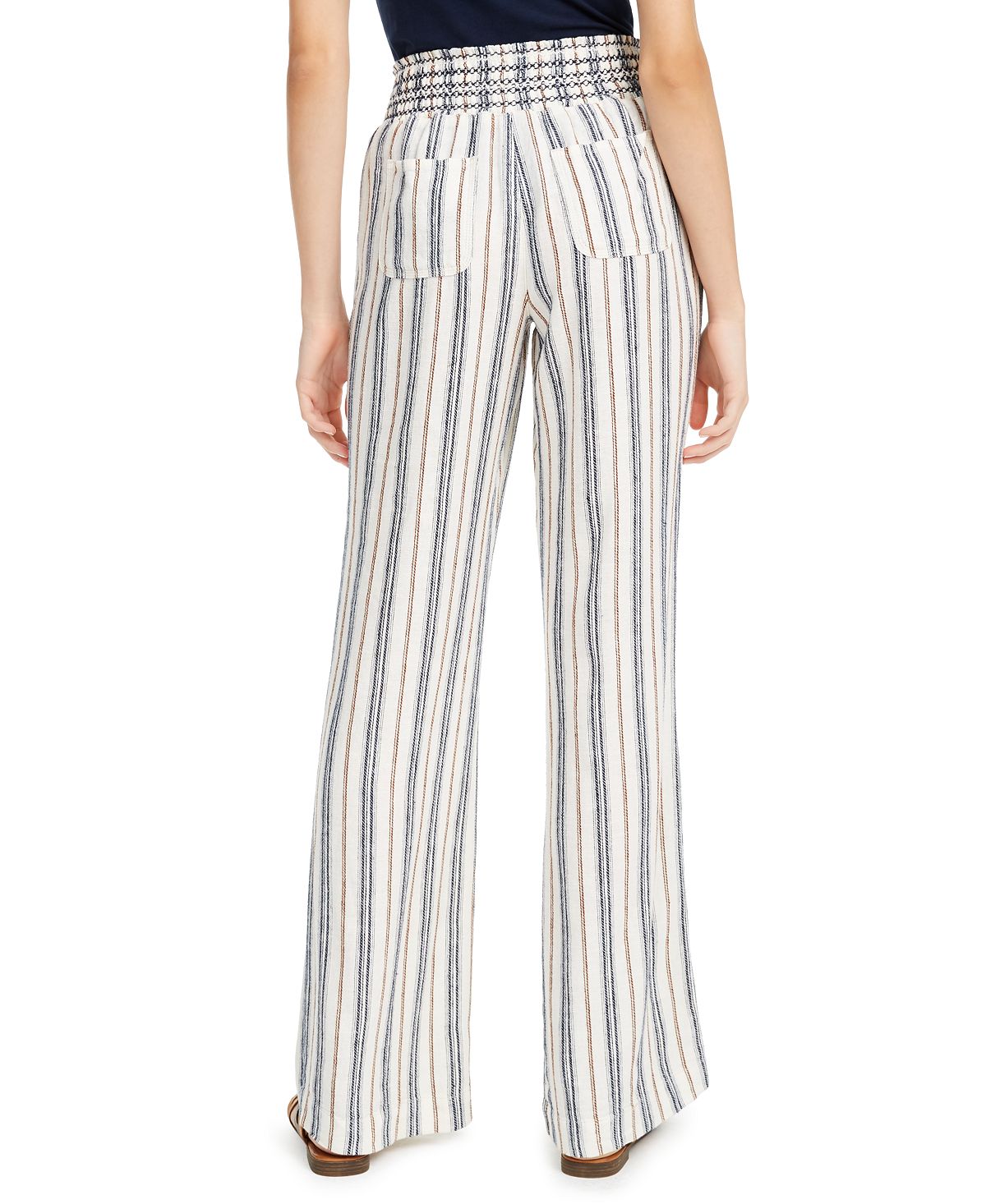 Rewash Junior's Striped Soft Pants Blue Size X-Large