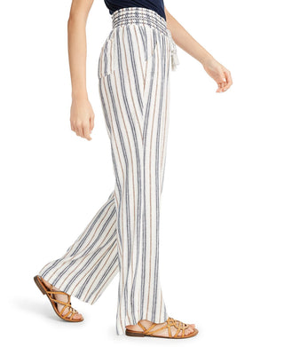 Rewash Junior's Striped Soft Pants Blue Size X-Large