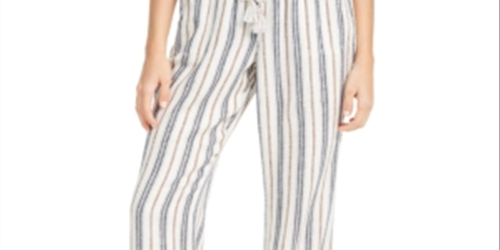 Rewash Junior's Striped Soft Pants Blue Size X-Large