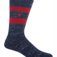 Polo Ralph Lauren Men's Big & Tall Marled Stripe Boot Socks Navy Size One Size