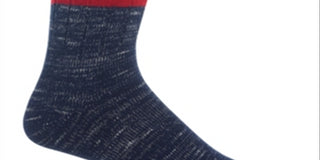 Polo Ralph Lauren Men's Big & Tall Marled Stripe Boot Socks Navy Size One Size