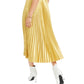 Guess Women's Pleated MIDI Skirt Gold Size X-Small