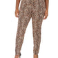 INC International Concepts Women's New 0178 Animal Print Casual Pants Orange Size 22W