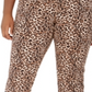 INC International Concepts Women's New 0178 Animal Print Casual Pants Orange Size 22W