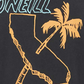 O'Neill Men's Bridges T-Shirt -Gray Size Medium