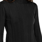 INC International Concepts Women's Solid Turtleneck Sweater Black Size Small