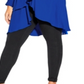 City Chic Women's  Trendy Plus Shibara Surplice Wrap Top -Blue Size M/18