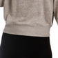 Crave Fame Junior's Dolman Sleeved Sweatshirt Grey Size Large