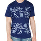 American Rag Men's Printed Crew Neck Graphic T-Shirt Blue Size Large