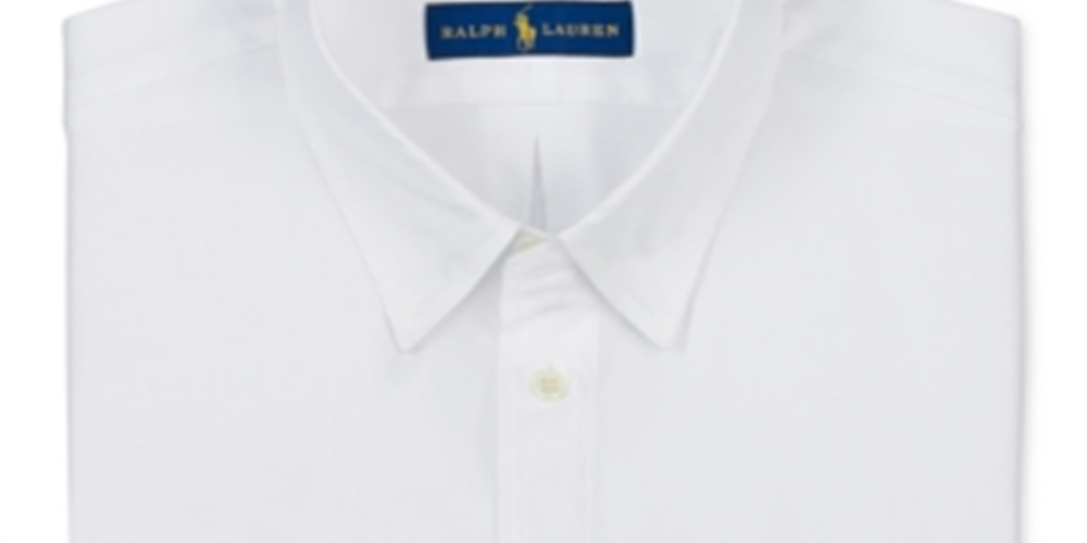 Polo Ralph Lauren Men's Haberdashery Colla Dress Shirt White Size 17 32-33