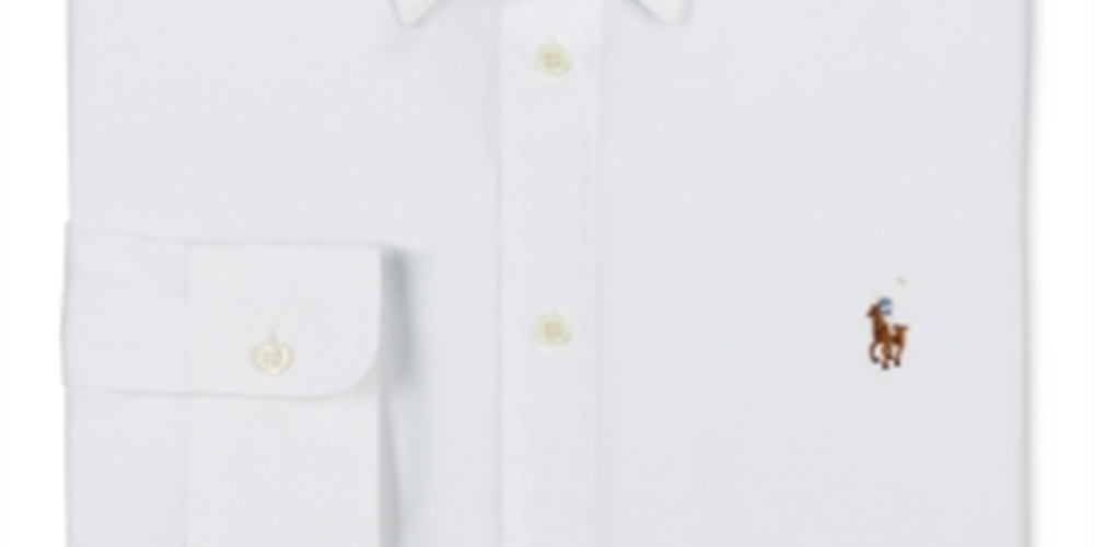 Polo Ralph Lauren Men's Haberdashery Colla Dress Shirt White Size 17 32-33