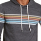 American Rag Men's Chest Stripe Hoodie Black Size XX-Large
