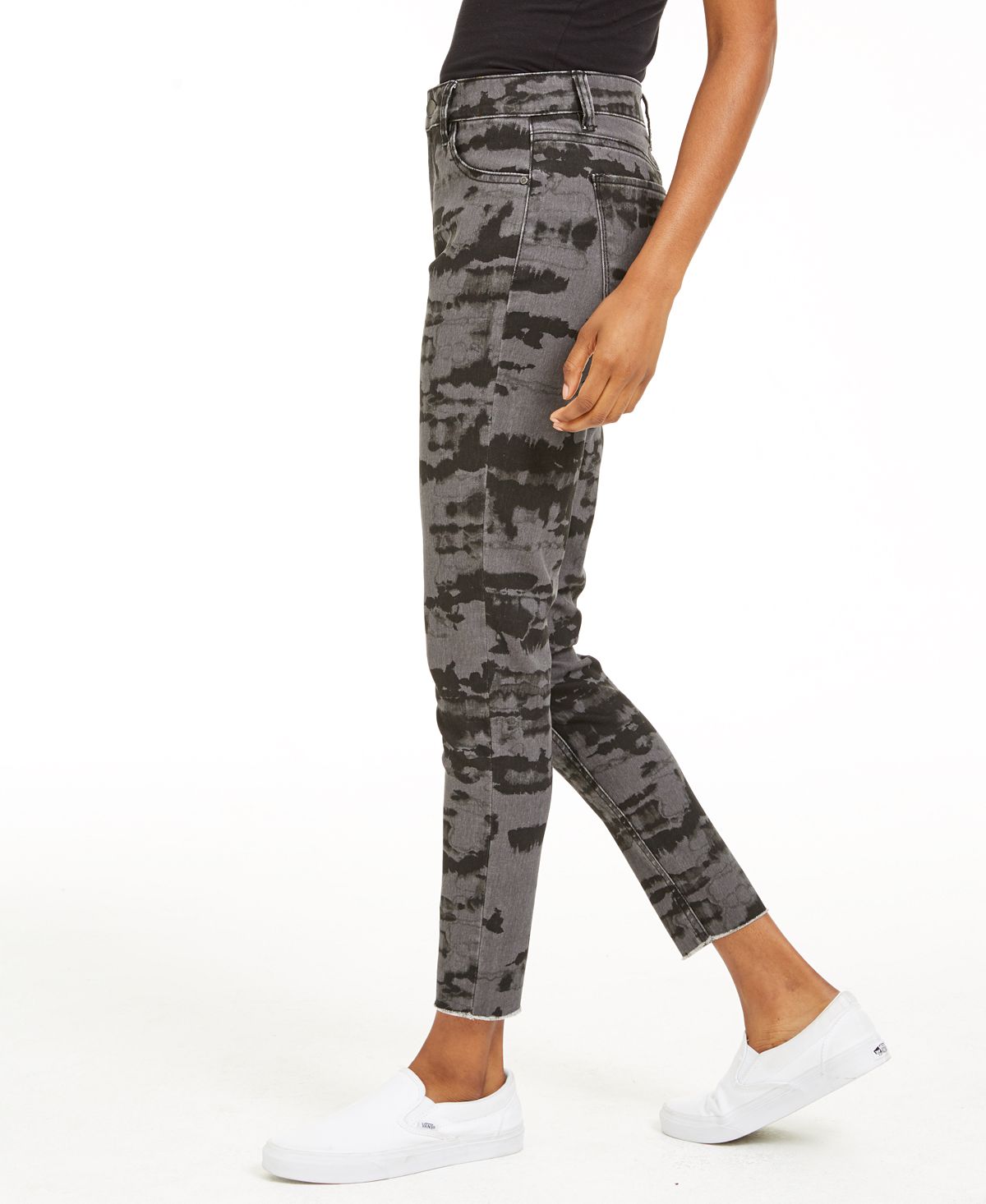 Tinseltown Junior's Tie Dye Skinny Jeans Gray Size 9