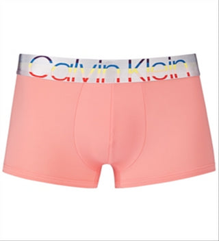 Calvin Klein Men's Pride Logo Trunks Orange Size Small
