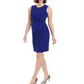 Calvin Klein Women's Pleated Dress Blue Size 2