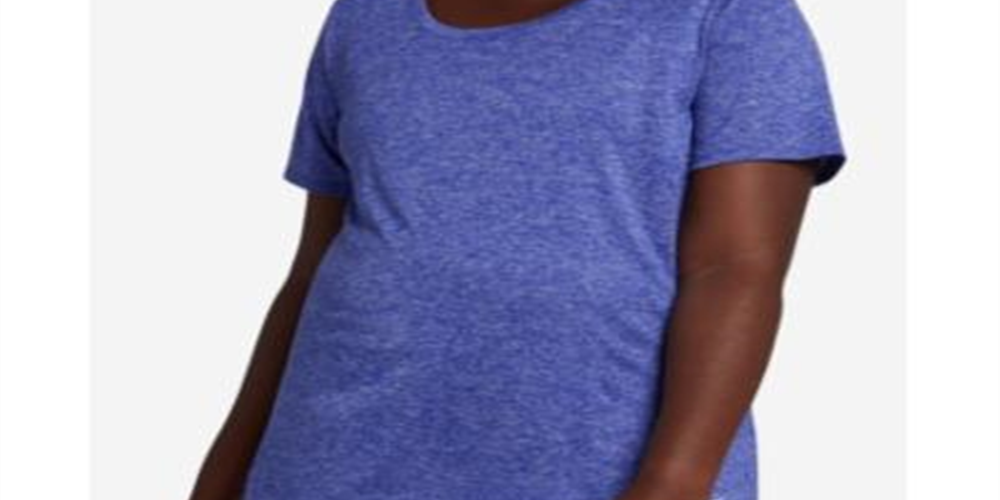 Nike Women's Plus Dry Legend Training T-Shirt Blue Size 2X