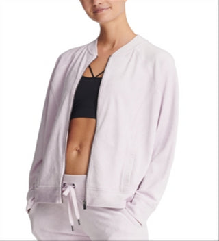 DKNY Women's Sweatshirt Fitness Athletic Jacket Pink Size X-Large