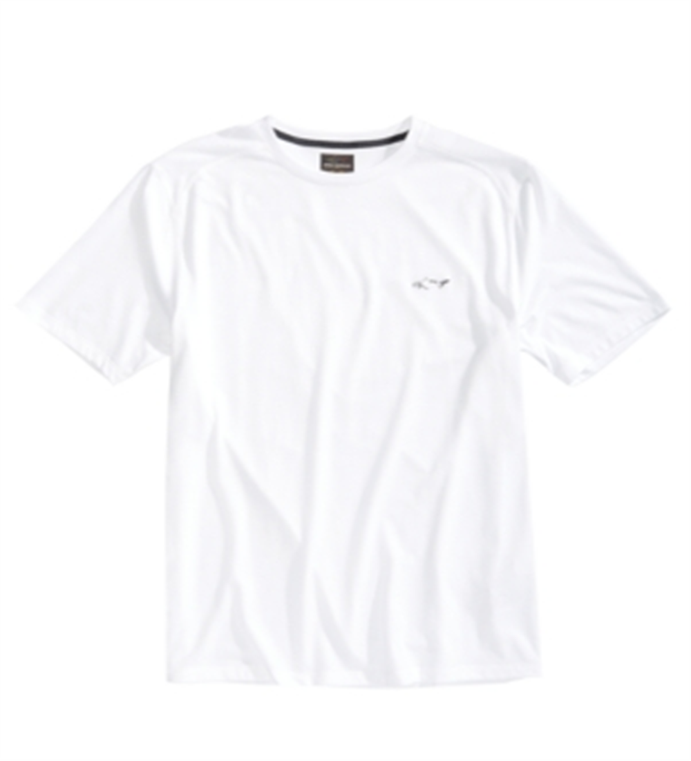 Attack Life by Greg Norman Men's Crew Neck Performance Logo T-Shirt White Size Medium