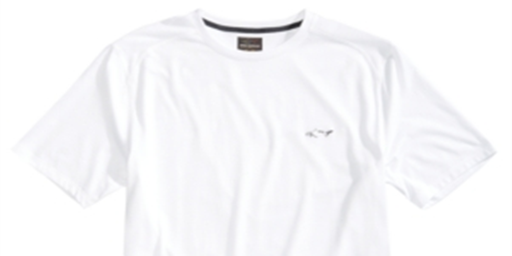 Attack Life by Greg Norman Men's Crew Neck Performance Logo T-Shirt White Size Medium