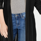 Charter Club Women's Pointelle Duster Cardigan Black Size Petite L