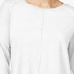 Style & Co Women's Cotton High Low Top White Size -XS