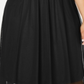 Alfani Women's Plus Mesh MIDI Skirt Black Size 0X