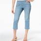 Style & Co Women's Ella Pull on Capri Jeans Blue Size Petite S