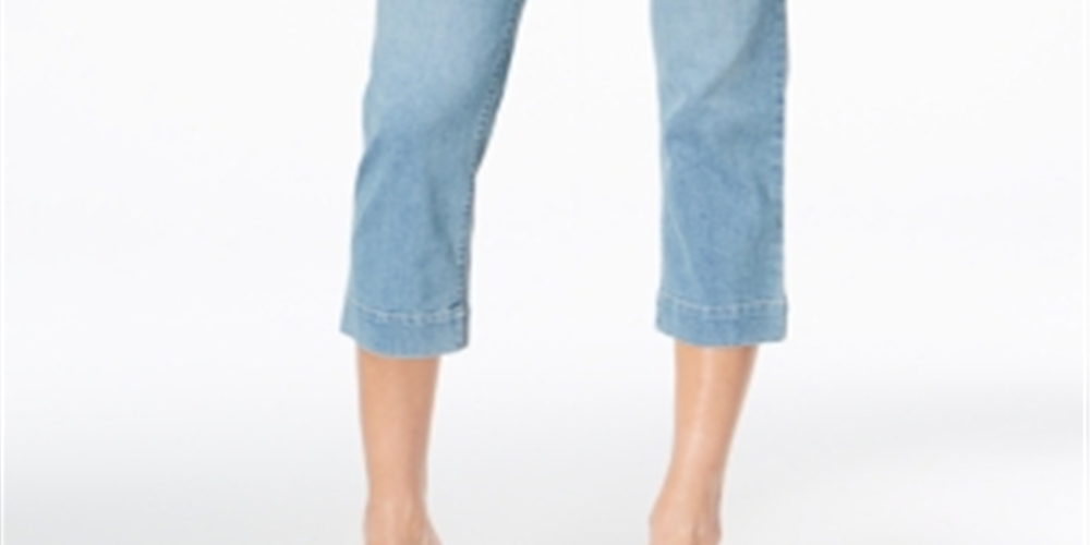 Style & Co Women's Ella Pull on Capri Jeans Blue Size Petite S