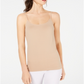 INC International Concepts Women's Spaghetti Strap Scoop Neck Top Brown Size Small