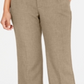 Charter Club Women's Belted Slim It up Trousers Brown Size 4 Petite
