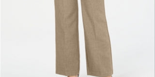 Charter Club Women's Belted Slim It up Trousers Brown Size 4 Petite