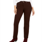 Style & Co Women's Curvy Fit Straight Leg Jeans Brown Size 12S
