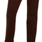 Style & Co Women's Curvy Fit Straight Leg Jeans Brown Size 12S