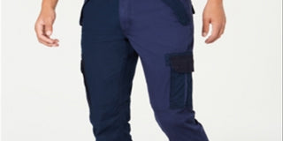 American Rag Men's Blocked Cargo Pants Blue Size 36X30