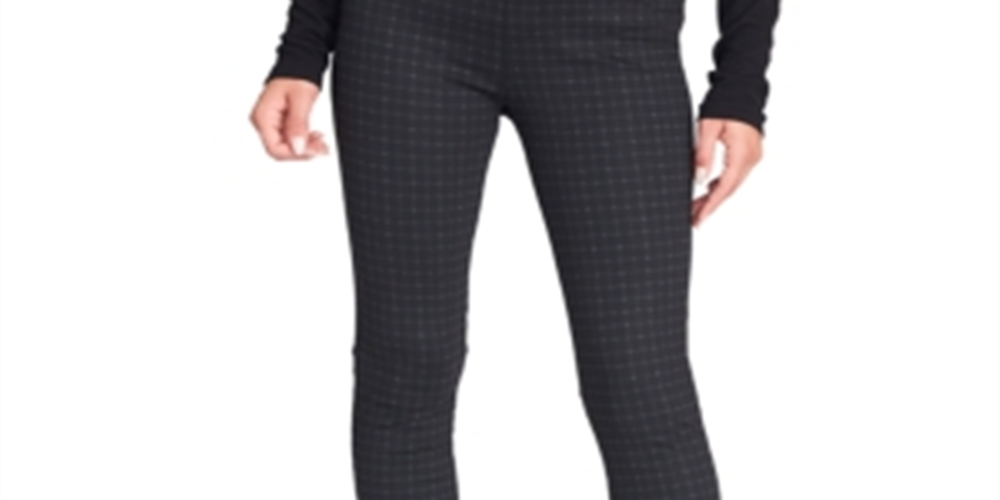 Sanctuary Women's Window Pane Skinny Leggings Black Size X-Large