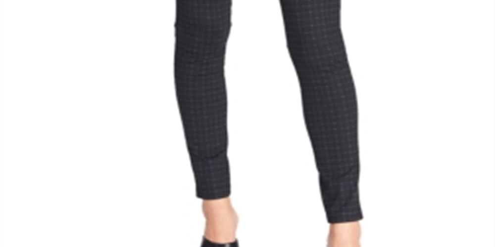 Sanctuary Women's Window Pane Skinny Leggings Black Size X-Large