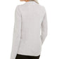 Karen Scott Women's Fair Isle Bear Sweater Grey Size Petite S