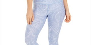 Calvin Klein Women's Printed High Waist Leggings Blue Size X-Large