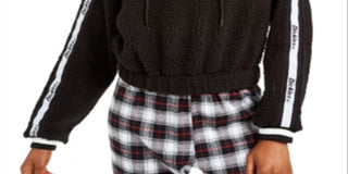 Dickies Women's Cropped Hoodie Black Size XL