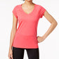 Ideology Women's Rapidry Heathered Performance T-Shirt Pink Size L