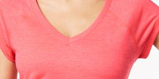 Ideology Women's Rapidry Heathered Performance T-Shirt Pink Size L