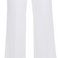 Calvin Klein Women's Solid Straight Leg Wide Pants White Size 4